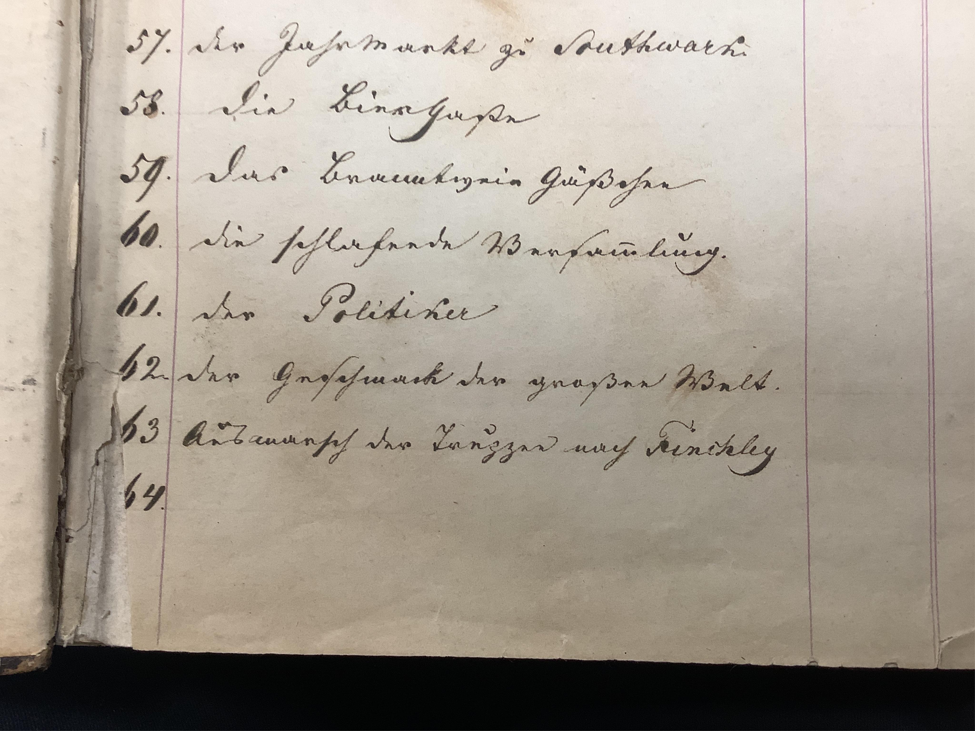 An album of 18th century and later etchings after William Hogarth (1697-1764), to include 'The Reward of Cruelty', 'Strolling Actresses Dressing in a Barn' and 'The Company of Undertakers', with handwritten ink itinerary